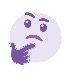 emoji attentionné 
